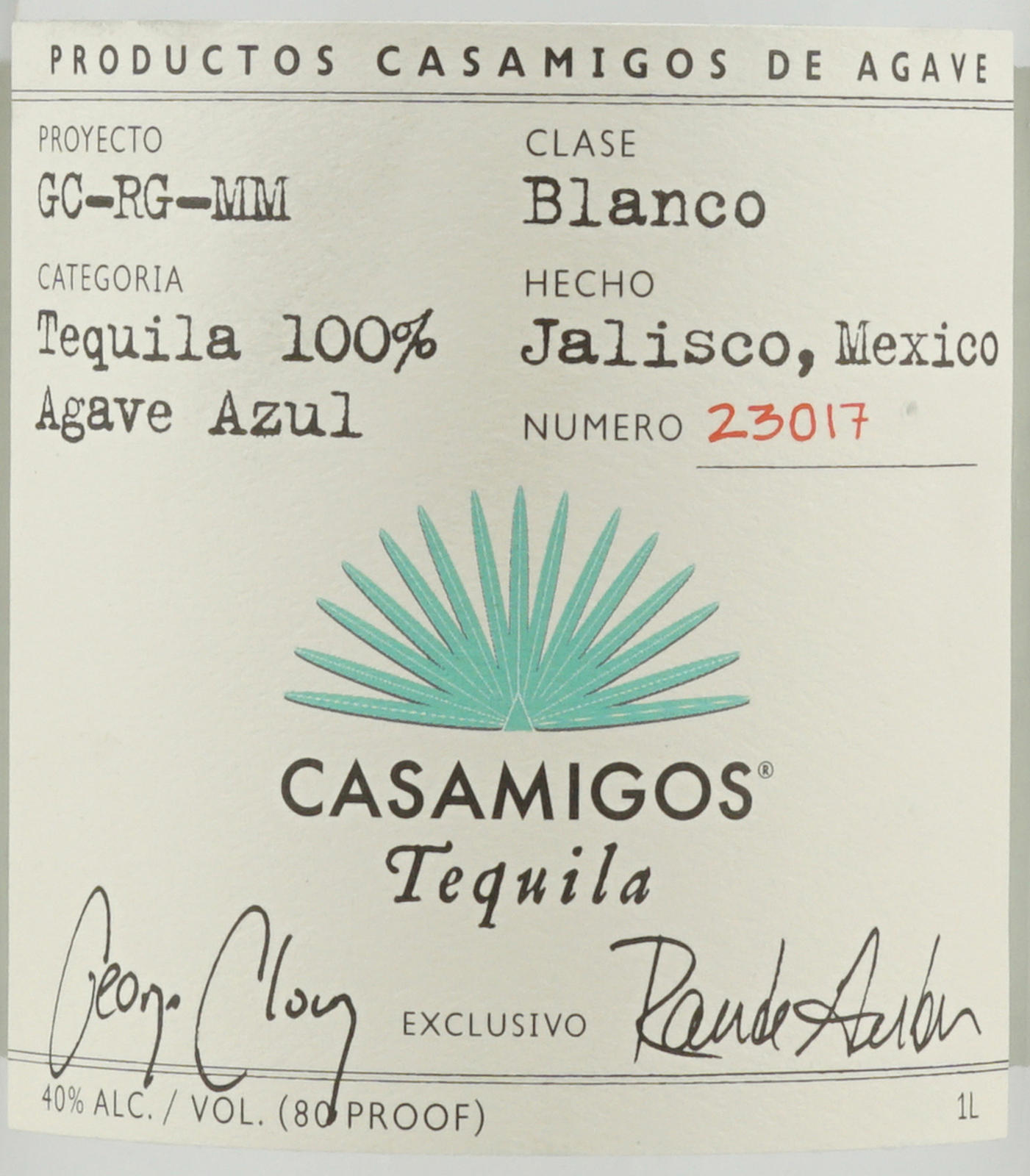 Casamigos silver tequila 1 liter f r cocktails und long