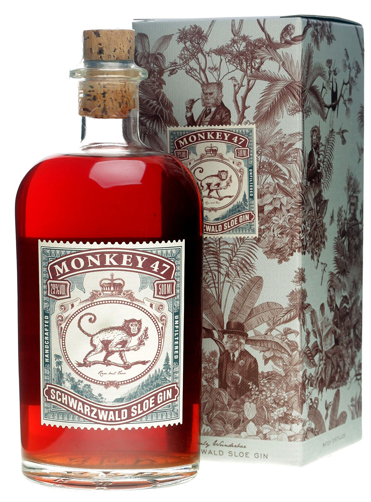 Monkey 47 Schwarzwald Sloe Gin Geschenkkarton, Kult-Gi