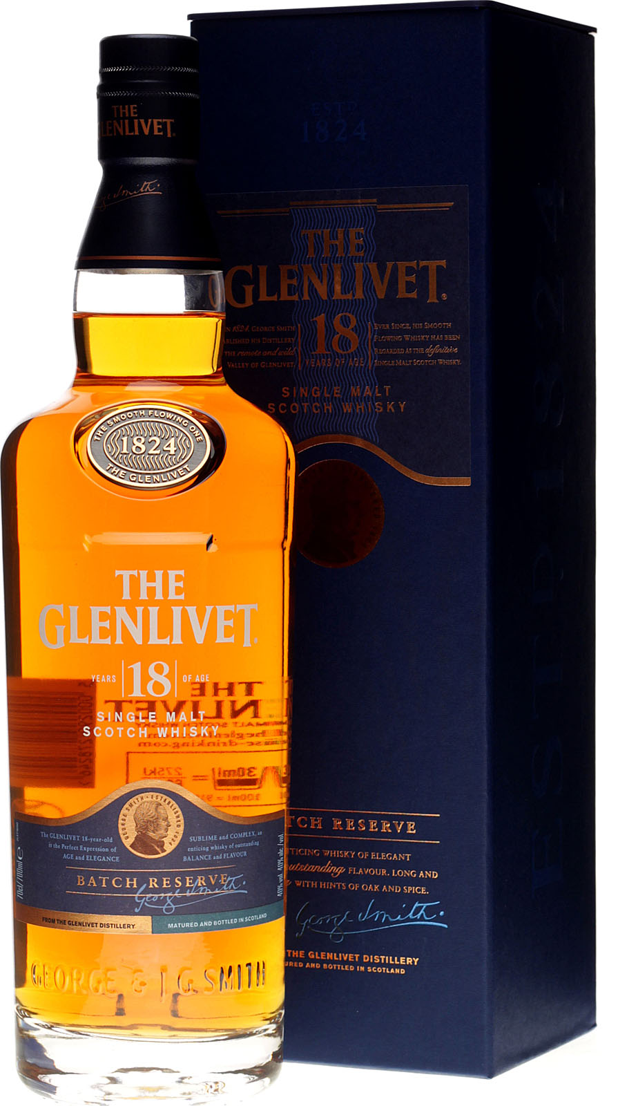 Glenlivet 18 Jahre Batch Reserve 0,7 Liter 40 % Vol. im