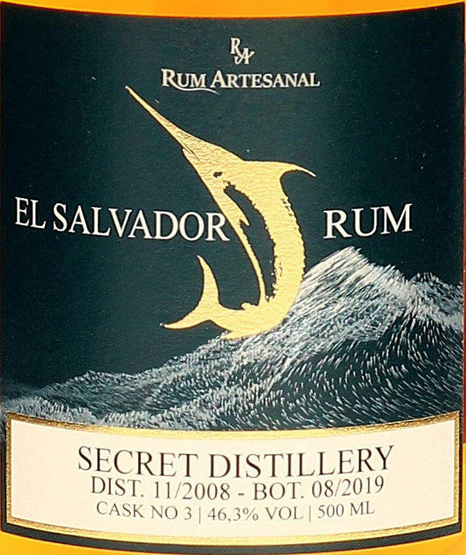 RA Rum Artesanal El Salvador Single Cask 2008 10 Jahre