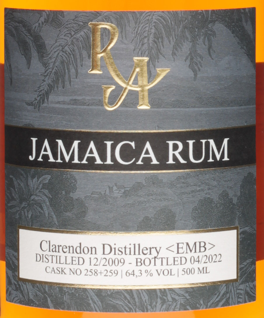 Rum Artesanal Jamaica Rum Clarendon 2009 0,5 Liter 64,3