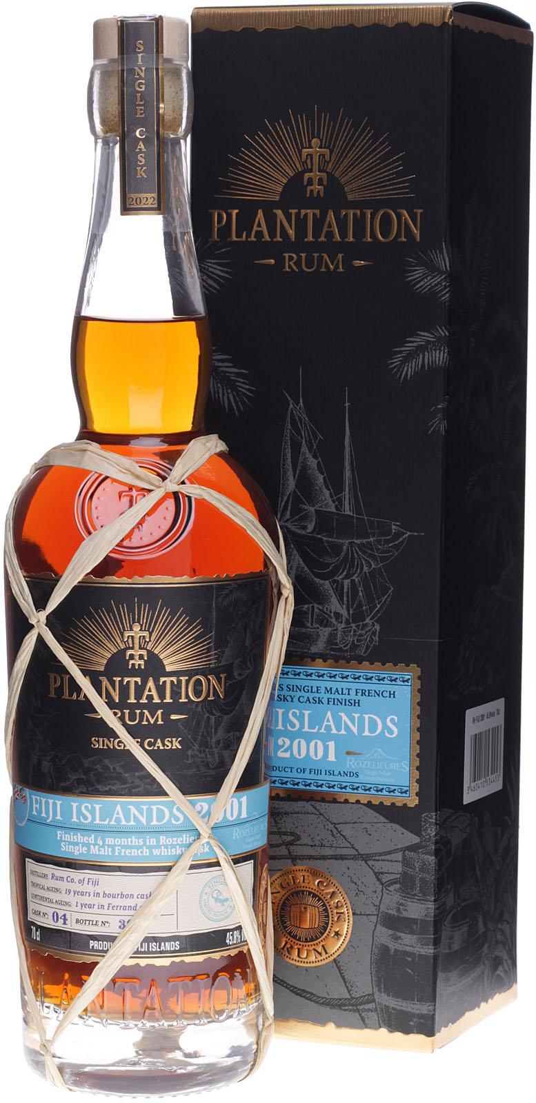 Plantation Single Cask Fiji 2001 Rum bei uns im Shop ka