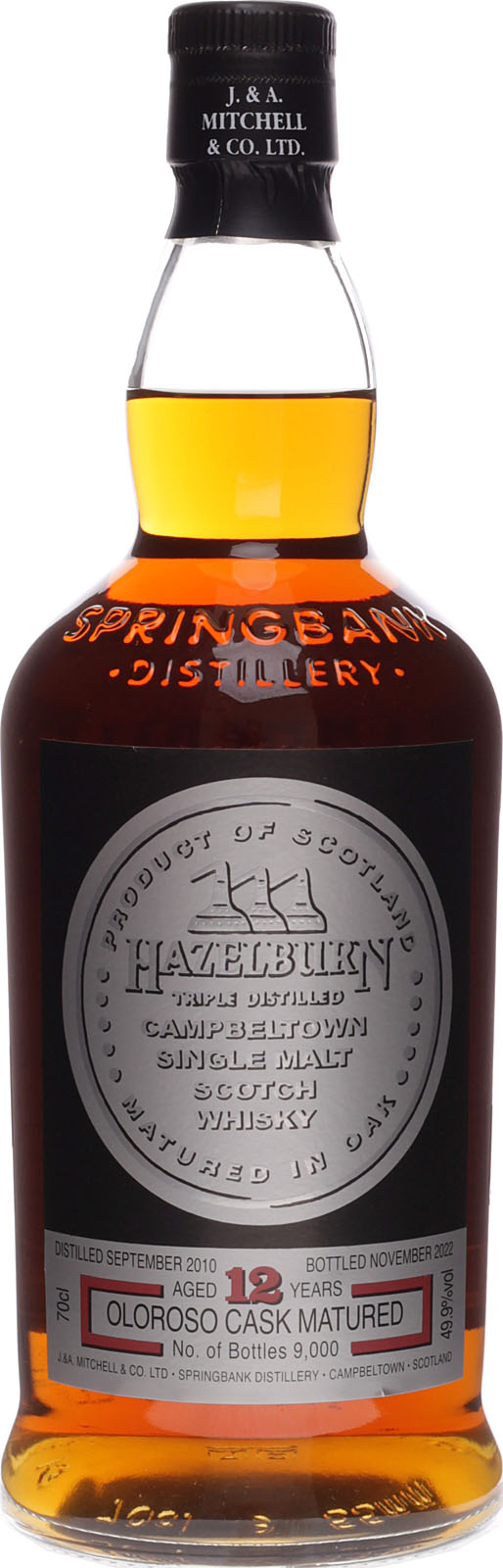 HAZELBURN 12 Years シングルモルトウイスキー 700ml HAZELBURN 12 Years シングルモルトウイスキー 700ml 【公式通販】