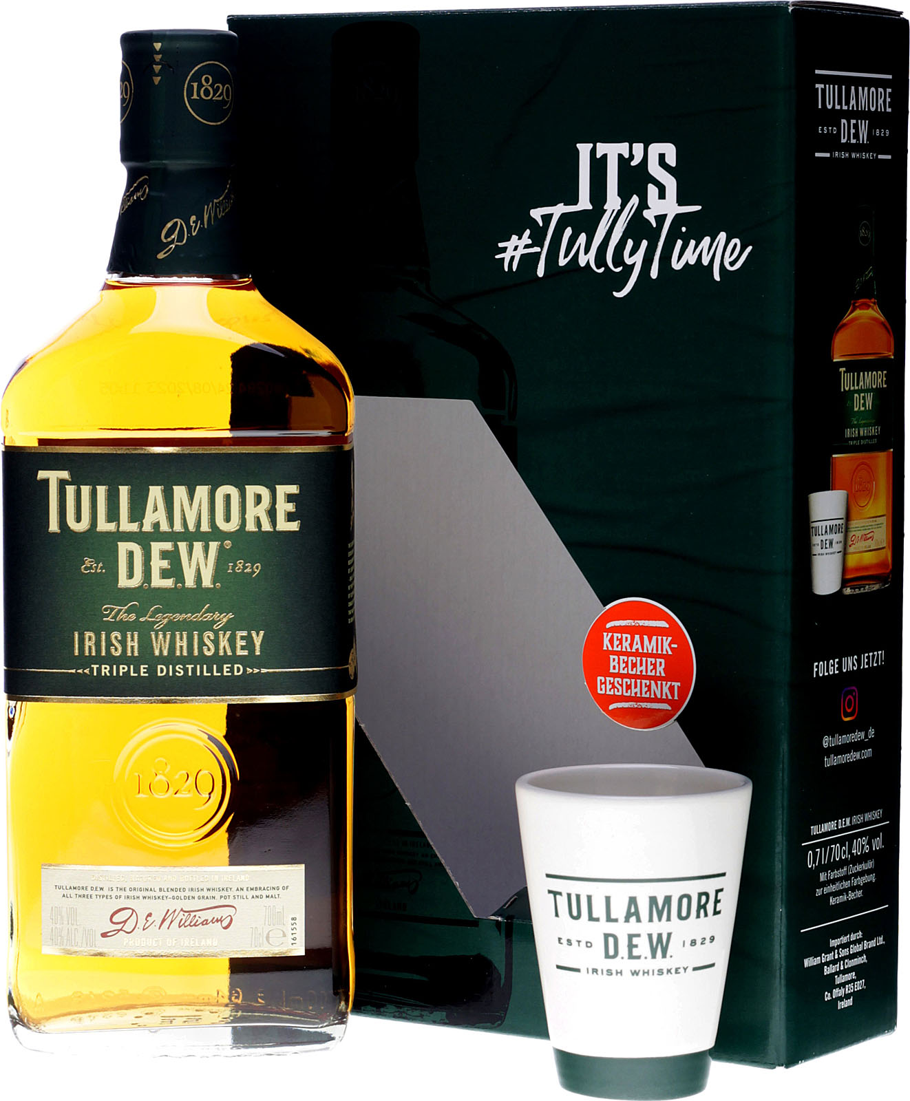 Tullamore Dew der beliebte Irish Whiskey bei uns kaufen