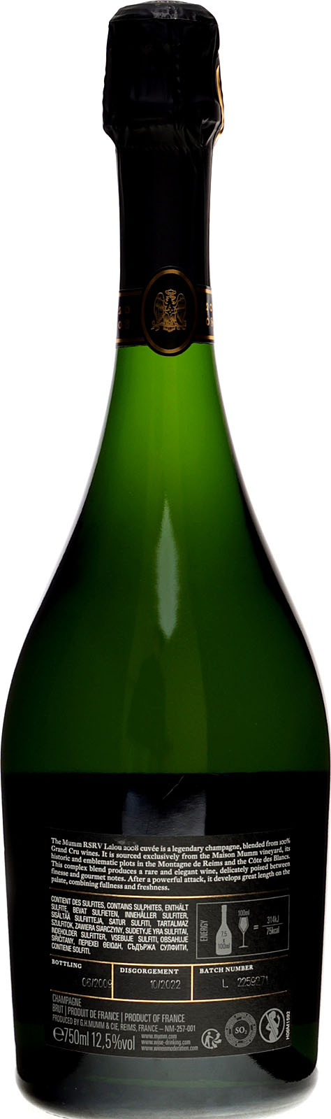 Champagner Rsrv Maison Mumm Cuvee Lalou 2008 kaufen.
