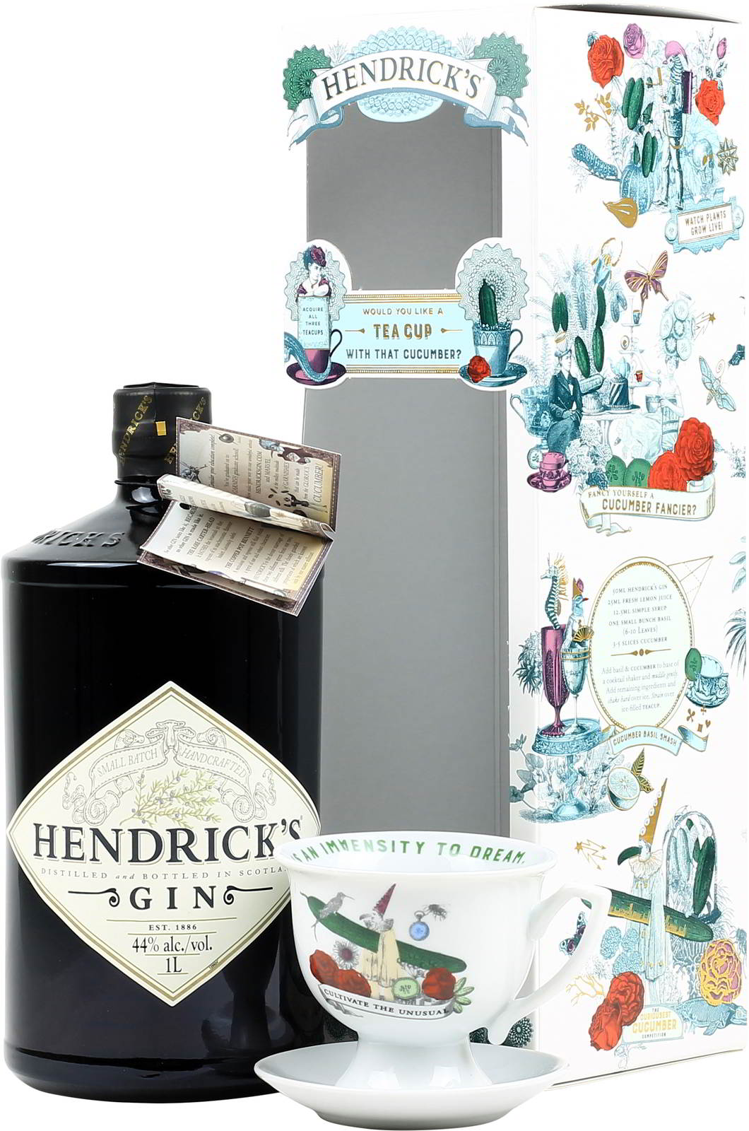 Hendricks Gin 1000 ml Tasse Set Diesen tollen Gin gib