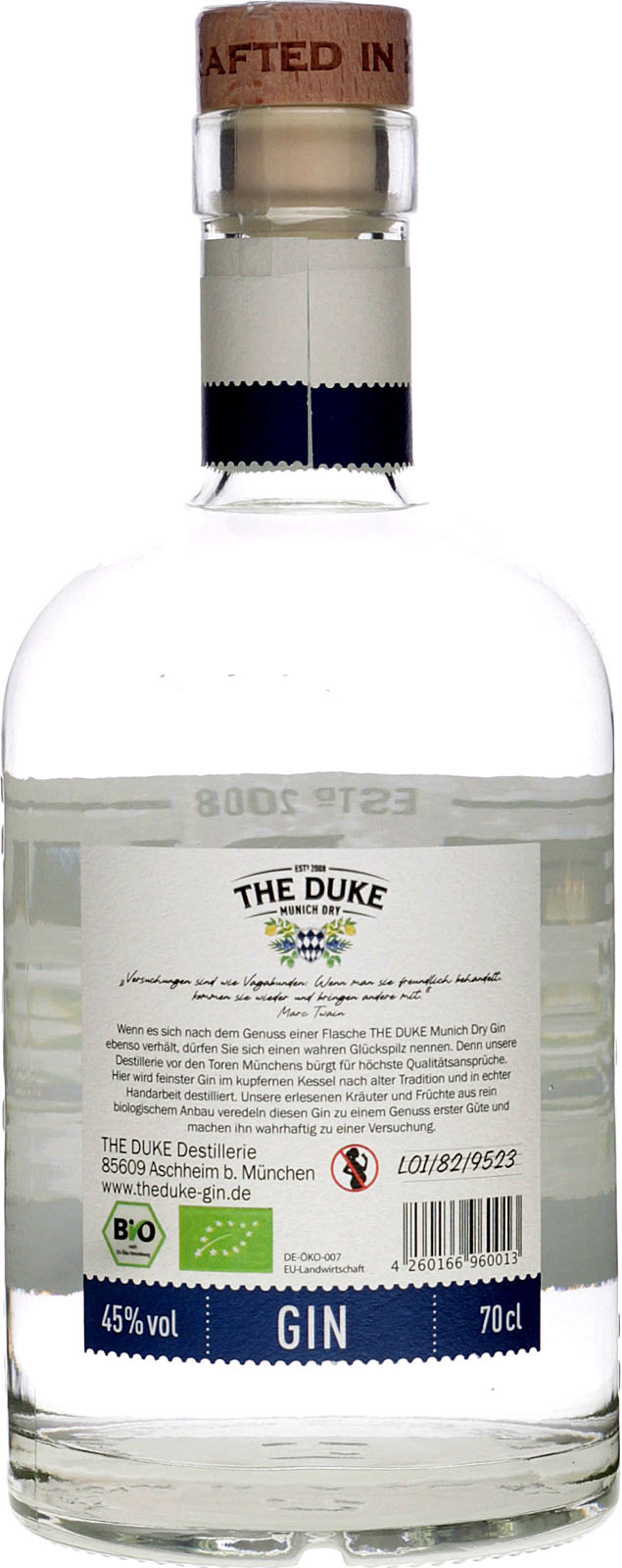 The Duke Munich Dry Gin hier bei uns im Onlineshop