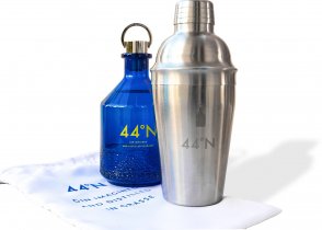 44�N Gin Comte de Grasse Geschenkset mit Shaker 0,5l