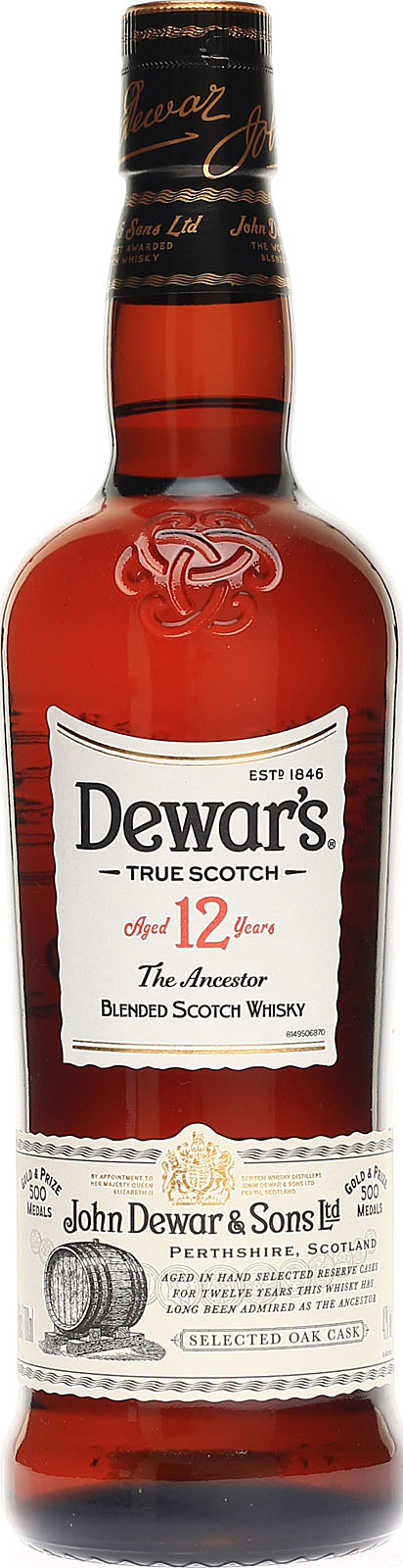 Dewars 12 Jahre Blended Scotch Whisky hier im Shop