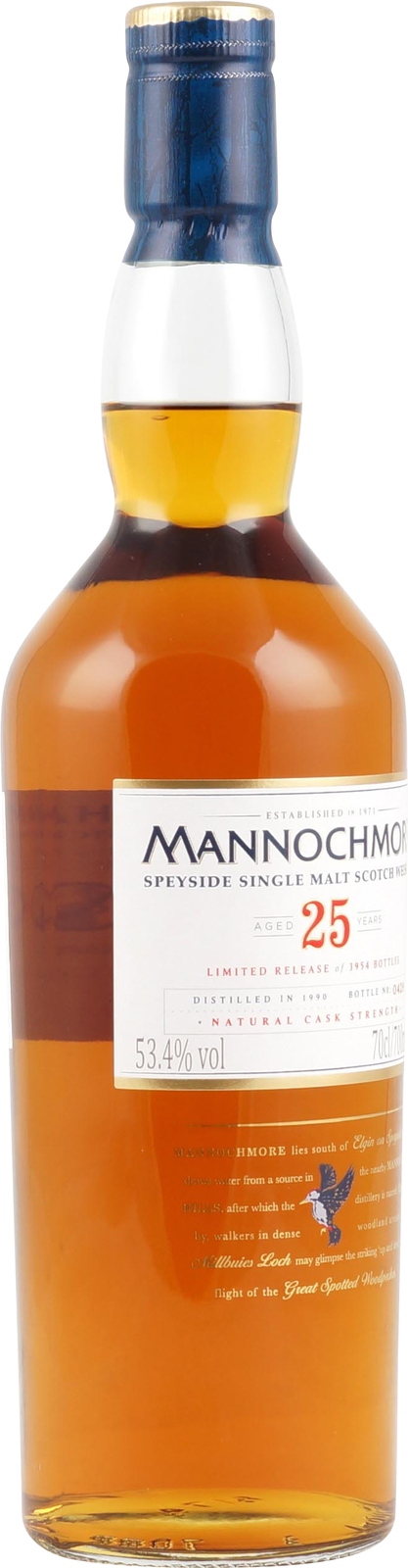 Mannochmore 25 Jahre 1990 - 2016 700ml 53,4% Vol.