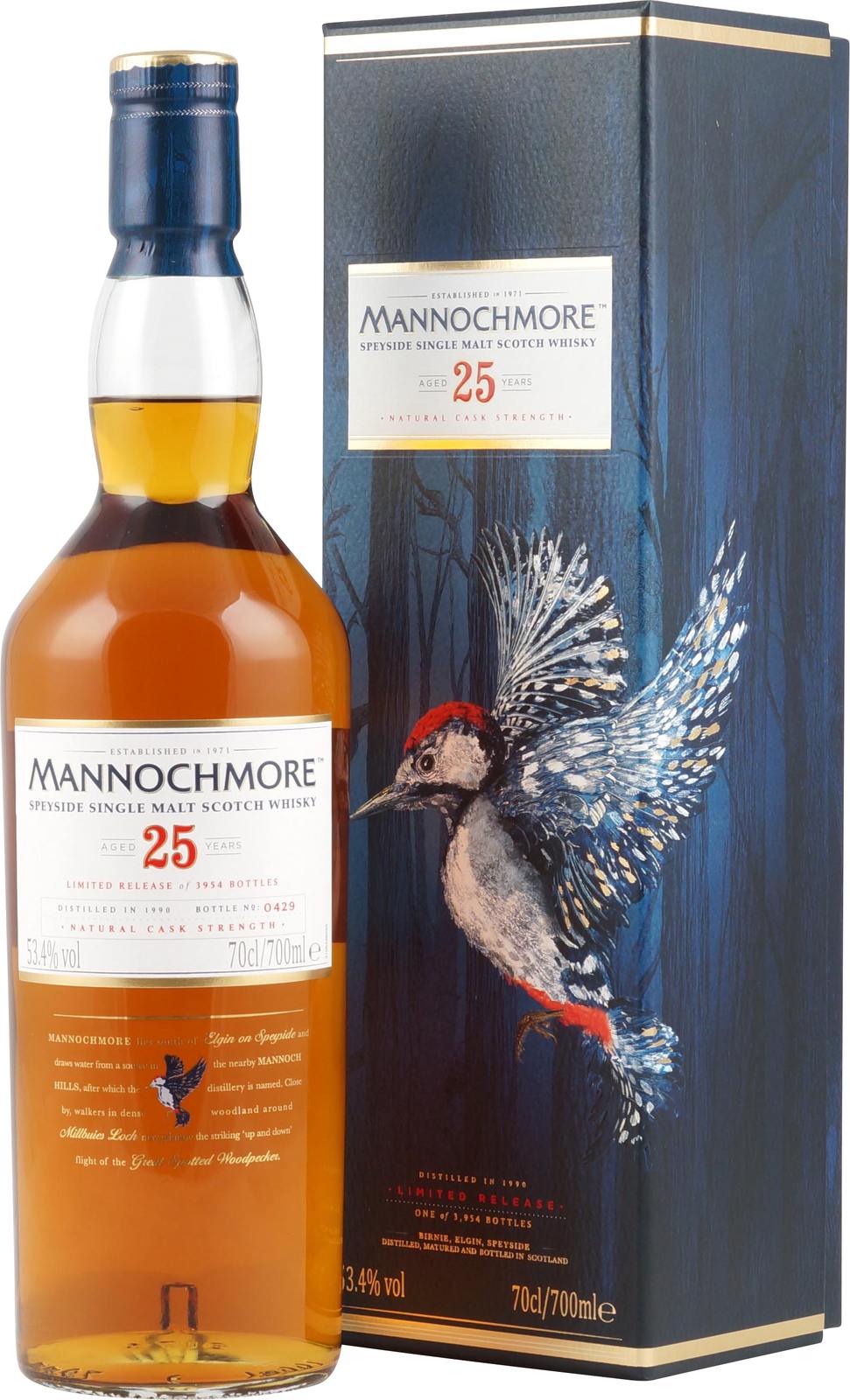 Mannochmore 25 Jahre 1990 - 2016 700ml 53,4% Vol.