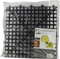 Abtropfmatte 33 x 33 cm Polypropylen schwarz online kau