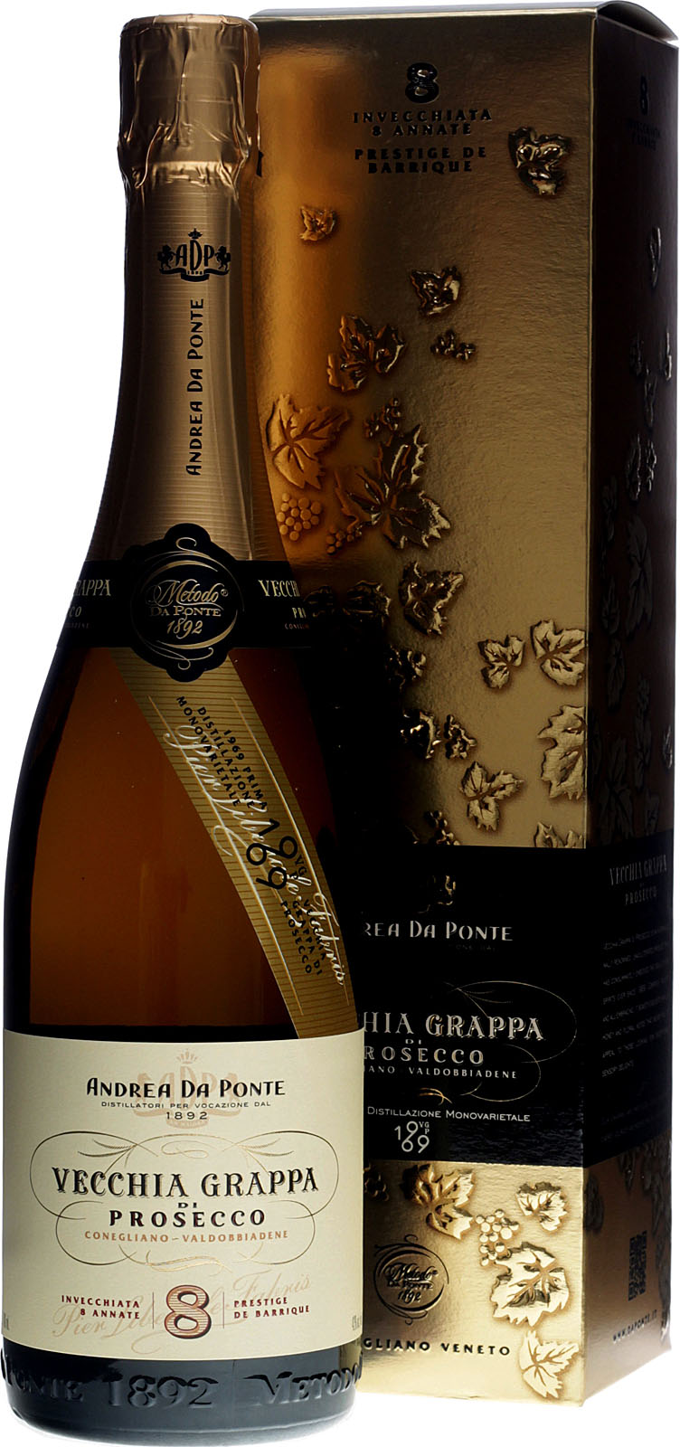 Andrea Da Ponte Vecchia Grappa Di Prosecco 0 7 L 42 Vol Online Shop