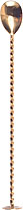 Bar Spoon, square twisted rod, flat top, 18/8 gold plat Bar Spoon, square twisted rod, flat top, 18/8 gold plat