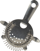 Barsieb hochglanzpoliert Griff 6 cm
