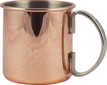 Becher -MOSCOW MULE- Edelstahl Kupfer-Look H�he 9 cm, B