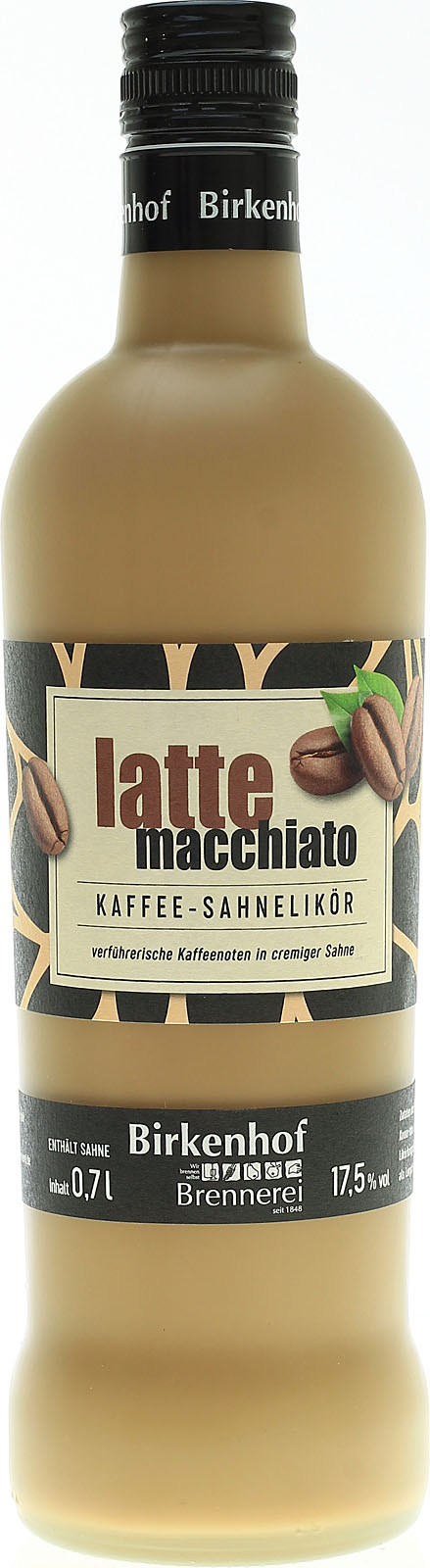 Birkenhof Latte Macchiato Kaffee-Sahne-Likör 0,7 Liter