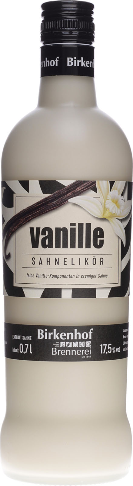Birkenhof Vanille-Sahne Likör 0,7 Liter 17,5 % Vol.