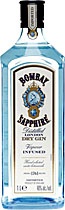 Bombay Sapphire Gin in der ber�hmten blauen Flasche 
