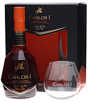 Brandy Carlos I mit Glas als Geschenkset kaufen