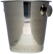 Champagnerk�hler in silber mit Knauf kaufen.