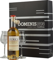 Domenis 1898 Grappa Storica Riserva Geschenkset mit zwe