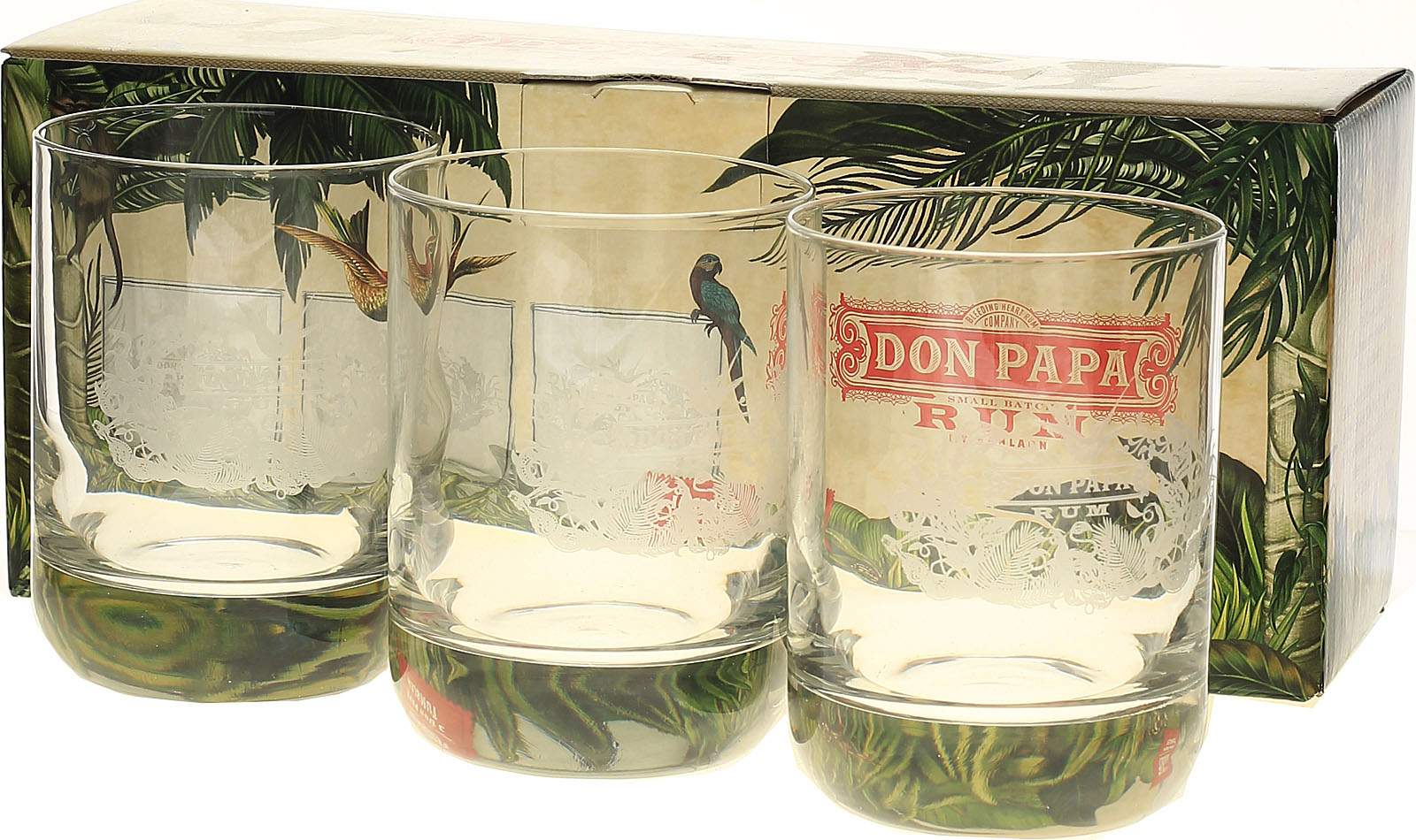 Don Papa Glas Set Tumbler 3 Stuck Online Kaufen