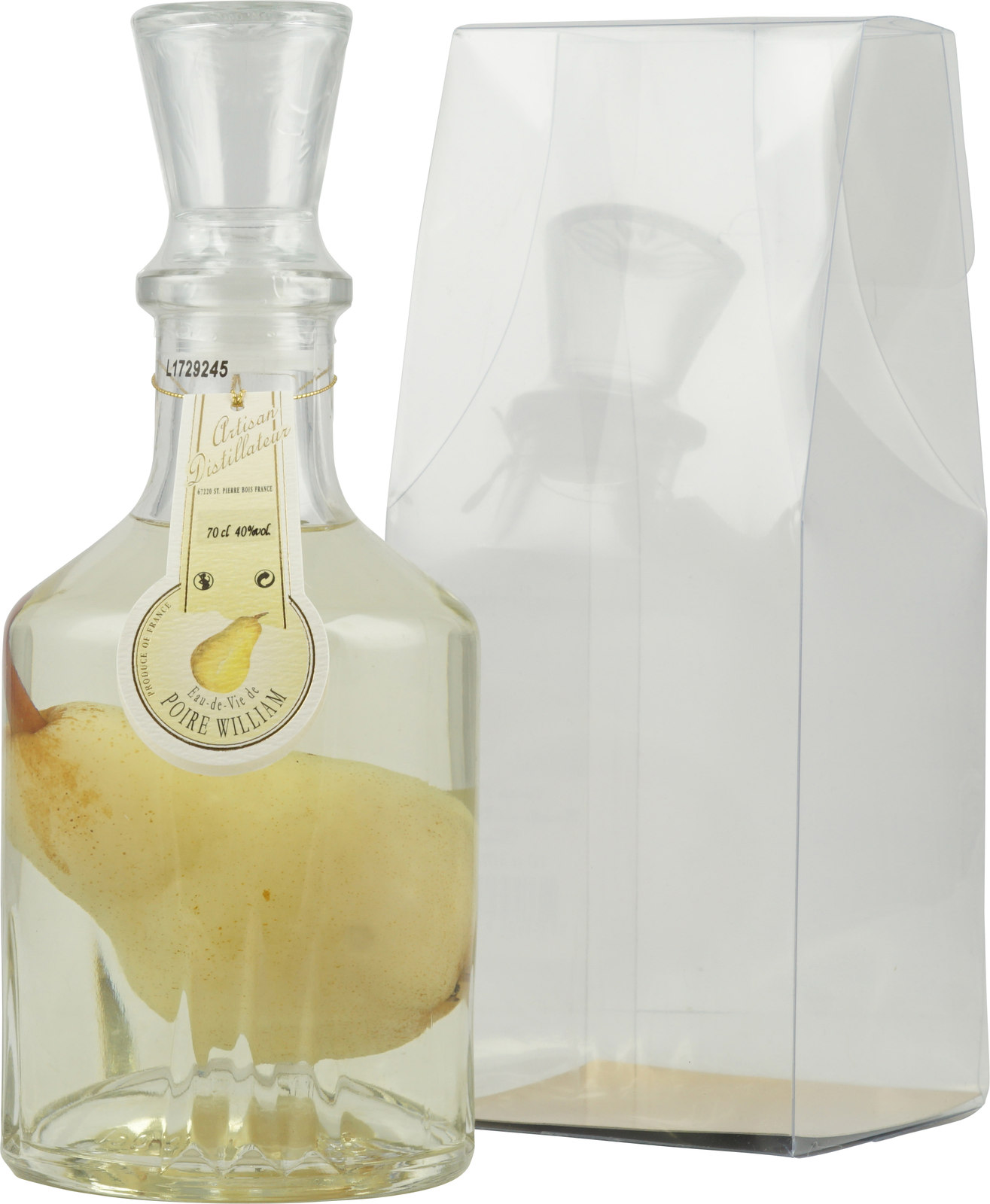 Eau de Vie de Poire Williams mit Frucht F. Meyer 0,7 l