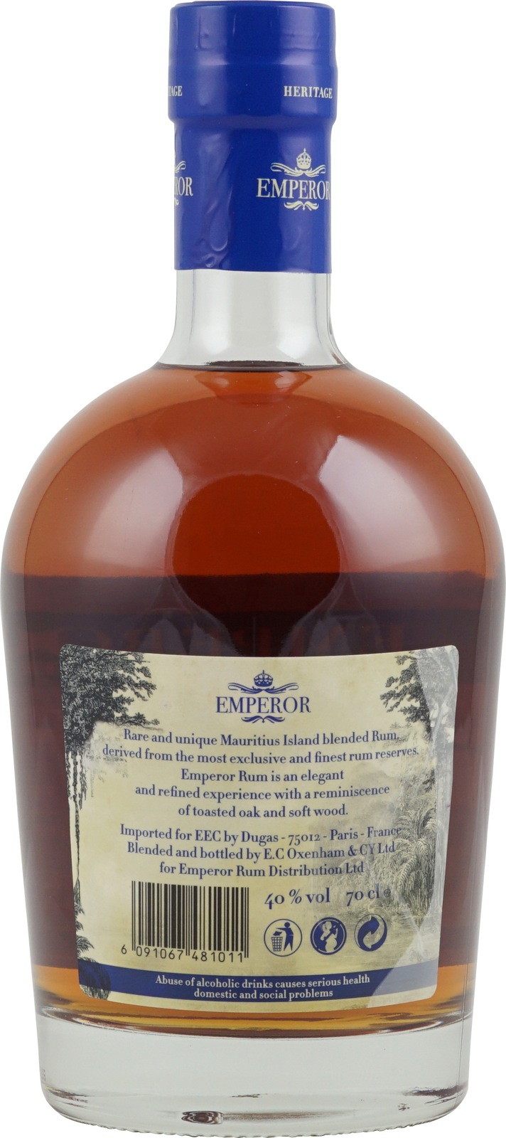 Ron Emperador De Mauricio Heritage 40% Vol. 0,7 L En Caja De Regalo