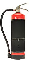 Original gebrauchter Feuerlöscher zum Regal umgebaut im Original gebrauchter Feuerlöscher zum Regal umgebaut im