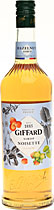 Giffard Haselnuss (Noisette) Sirup 1 Liter, Sirup aus F