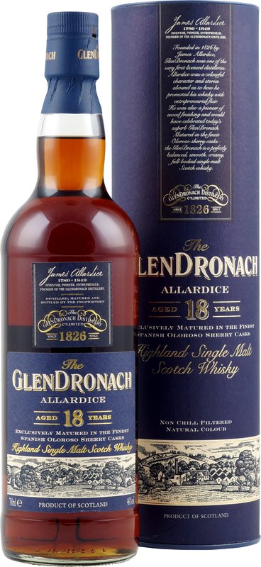 Glendronach 18 Jahre Allardice hier im Whisky Online Sh