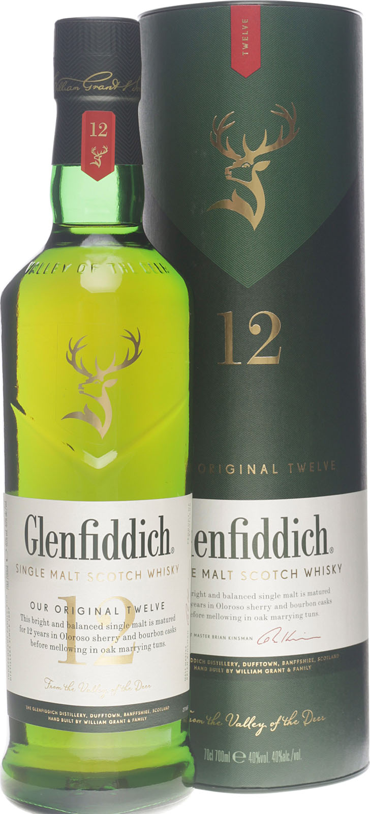 Glenfiddich 12 Jahre als Single Malt Scotch Whisky hier