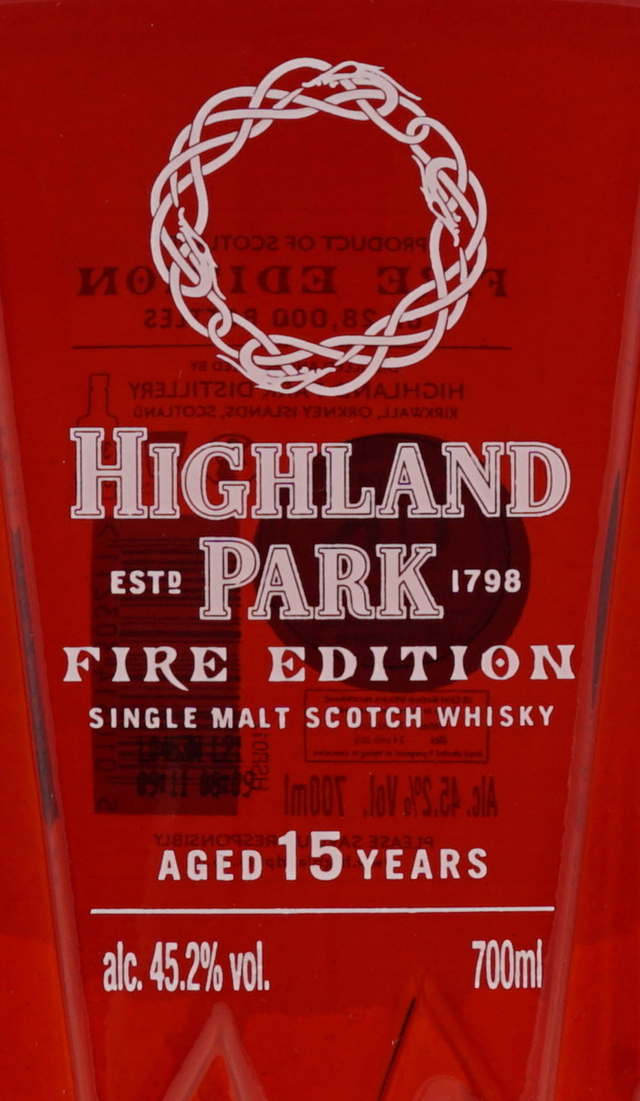 Highland Park Fire Edition mit 15 Jahren Lagerung