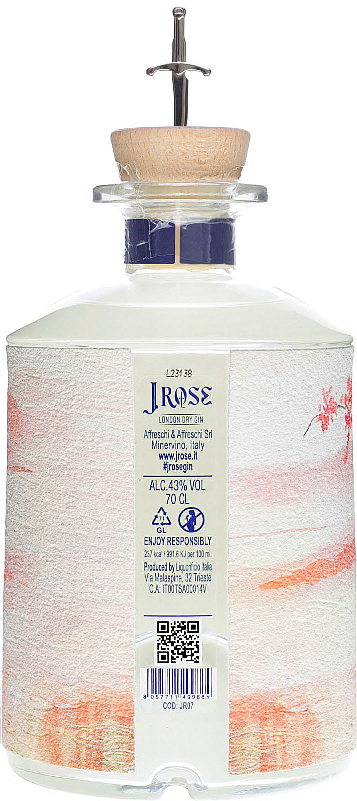 J. Rose London Dry Gin 0,7 Liter 43% Vol. im Shop