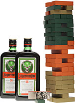 J�germeister Geschenkset mit Meister Bricks 2 x 0,7 Lit