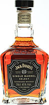 Jack Daniels Single Barrel Whiskey 0,7 L 45 % - 105 Bou Jack Daniels Single Barrel Whiskey 0,7 L 45 % - 105 Bou