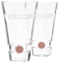 Jameson Longdrink Glas Set mit Relief und Bodenprägung Jameson Longdrink Glas Set mit Relief und Bodenprägung