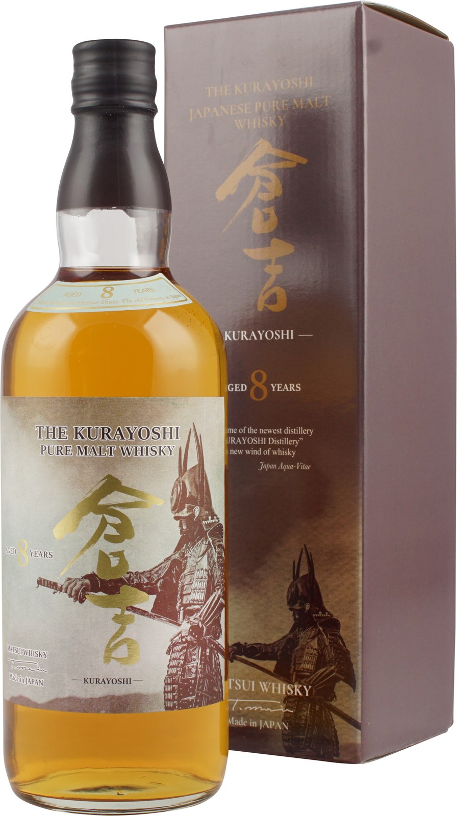 Kurayoshi 8 Jahre Edition Pure Malt Whisky aus Japan mi