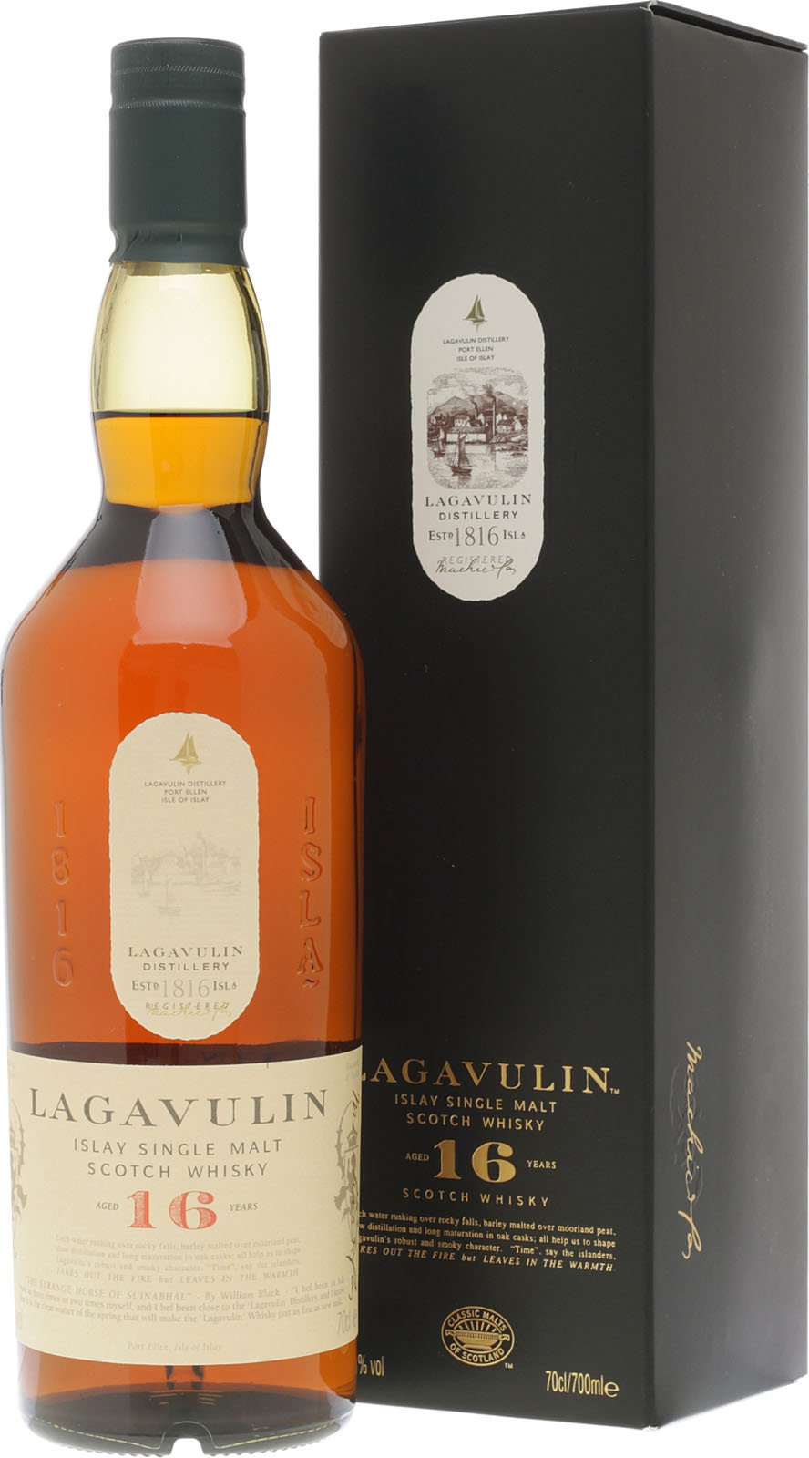 Lagavulin 16 Jahre - Islay Whisky von Lagavulin mit 16 Jahren im Fass