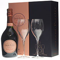 Laurent-Perrier Cuvée Rosé Brut mit 2 Gläsern kaufen Laurent-Perrier Cuvée Rosé Brut mit 2 Gläsern kaufen