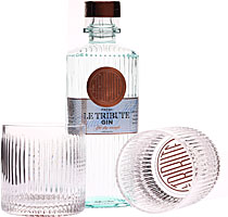 Le Tribute Gin Set mit 2 Tumblern, Geschenkset für Gin- Le Tribute Gin Set mit 2 Tumblern, Geschenkset für Gin-