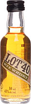Lot 40 Whisky kommt aus Kanada mit 700ml und 43% Vol se