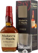Geschenkset mit Tumbler von Makers Mark aus Kentucky