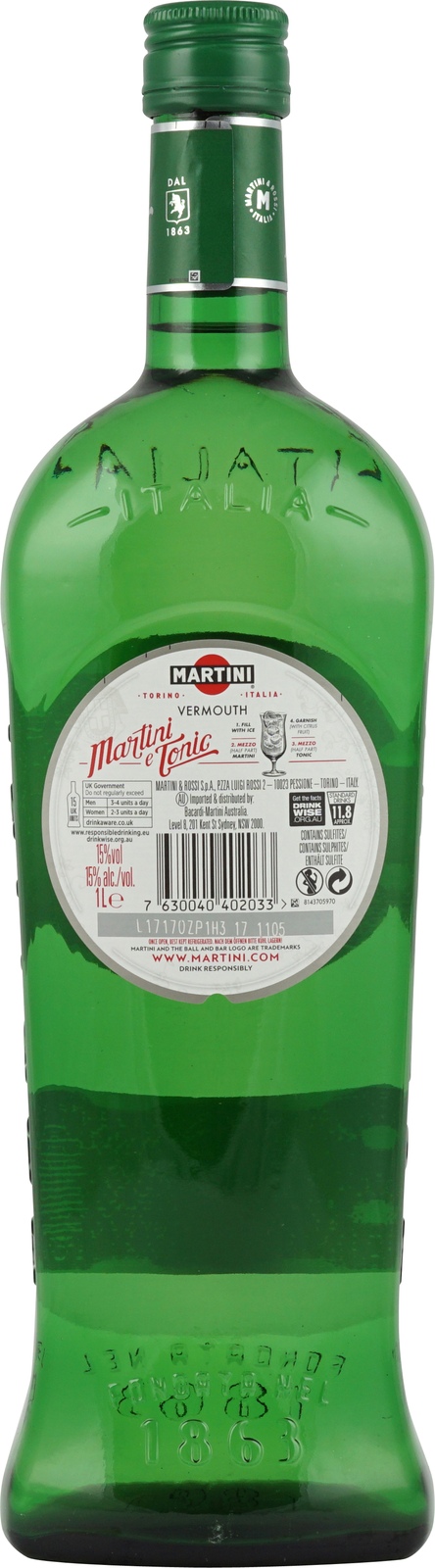 Martini Extra Dry 750 ml 15 %