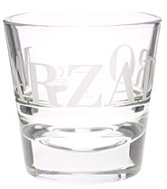 Marzadro Glas mit Eichstrichen f�r 2cl und 4cl