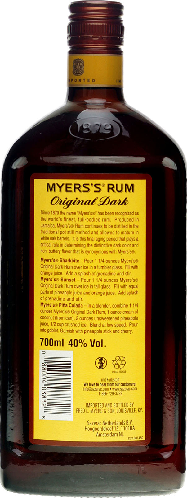 Myers Jamaika Rum hier bei uns im Shop kaufen