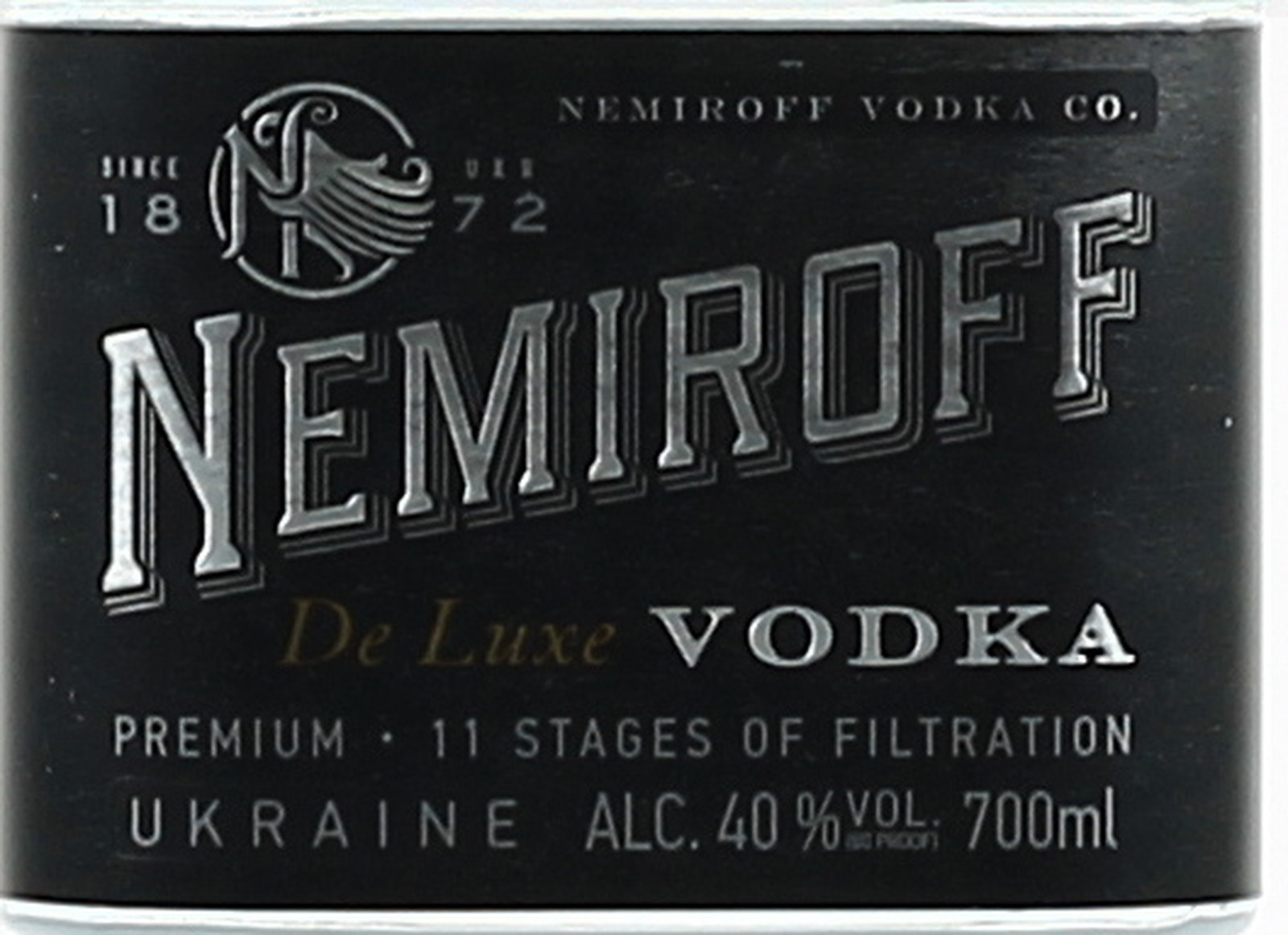 Nemiroff De Luxe Vodka 0,7 Liter 40 % Vol.