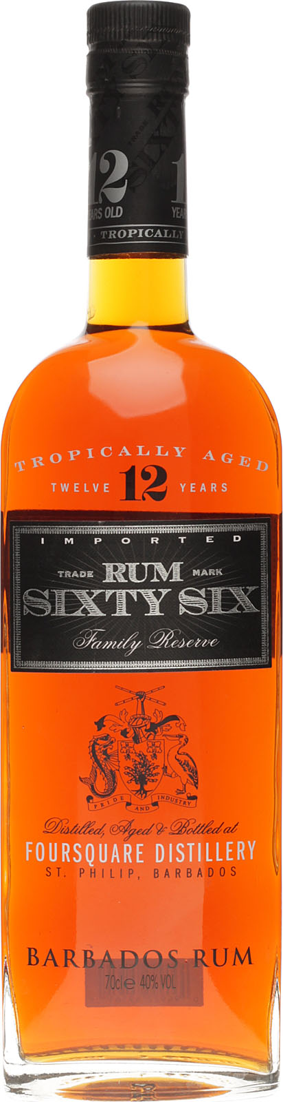 Old Rum Sixty Six 12 Jahre aus Barbados mit 40 % Vol. u