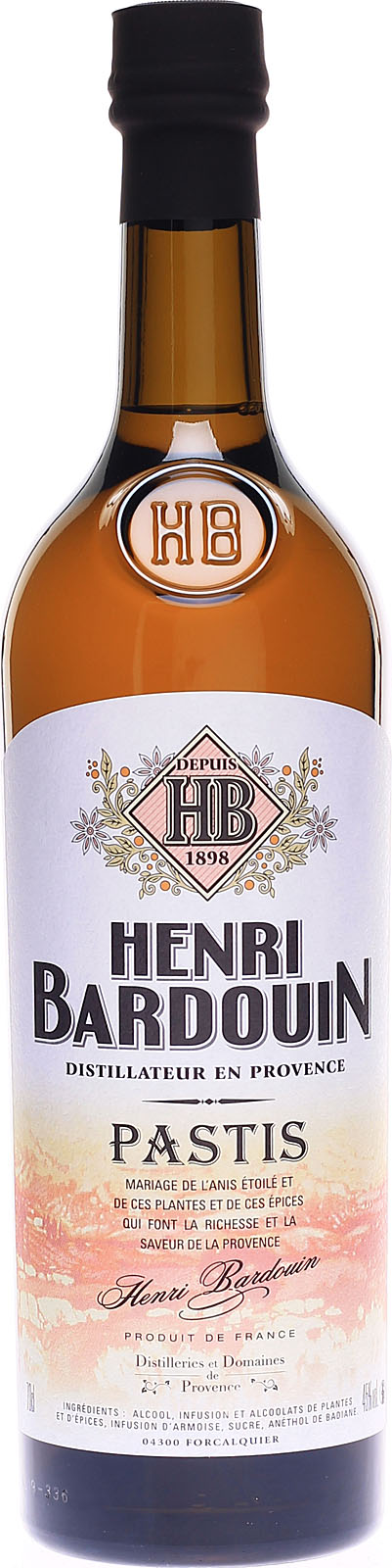 Distilleries et Domaines de Provence, Pastis Henri Bardouin